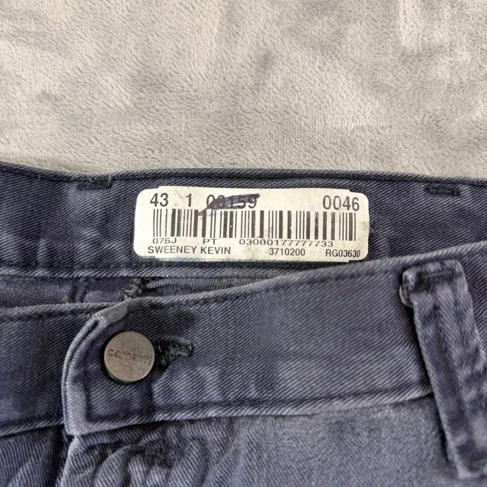 Carhartt FR Work Pants‎ Men's Size 36x30 Navy Blue Flame Resistant Pants